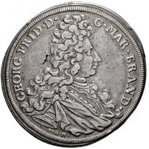 Аверс монеты Бранденбург-Ансбах, 1 талер, 1694-1695