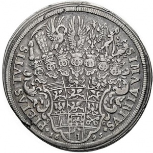 Реверс монеты Бранденбург-Ансбах, 1 талер, 1694-1695