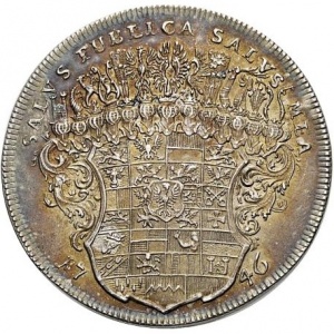 Реверс монеты Бранденбург-Ансбах, 1 талер, 1746