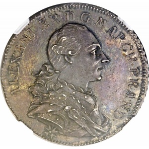 Аверс монеты Бранденбург-Ансбах, 1 талер, 1779