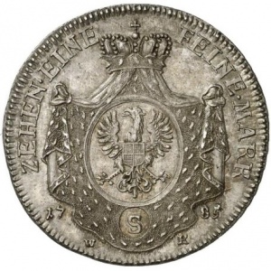 Реверс монеты Бранденбург-Ансбах, 1 талер, 1785