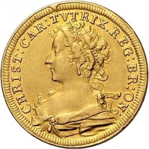 Аверс монеты Бранденбург-Ансбах, 1 дукат, 1726
