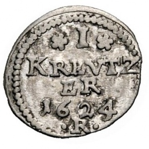 Реверс монеты Бранденбург-Ансбах, 1 крейцер, 1624