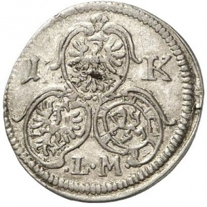 Аверс монеты Бранденбург-Ансбах, 1 крейцер, 1683-1685