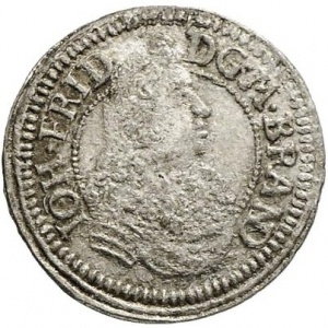Аверс монеты Бранденбург-Ансбах, 1 крейцер, 1686