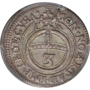 Реверс монеты Бранденбург-Ансбах, 3 крейцера, 1622-1625