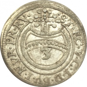 Реверс монеты Бранденбург-Ансбах, 3 крейцера, 1622