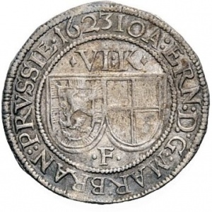Реверс монеты Бранденбург-Ансбах, 6 крейцеров, 1623