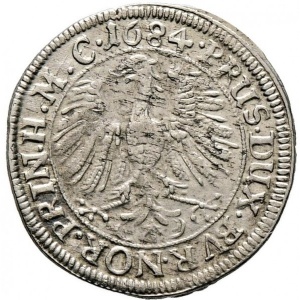 Реверс монеты Бранденбург-Ансбах, 6 крейцеров, 1684
