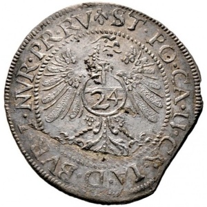 Реверс монеты Бранденбург-Ансбах, 24 крейцера, 1622