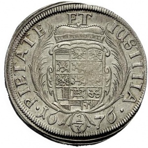 Реверс монеты Бранденбург-Ансбах, ⅔ талера, 1675-1679