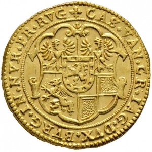 Реверс монеты Бранденбург-Ансбах, 1 голдгульден, 1610-1624