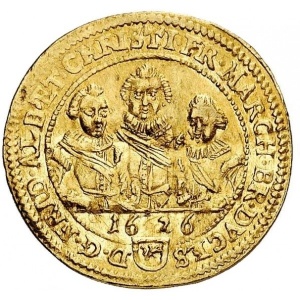 Аверс монеты Бранденбург-Ансбах, 1 дукат, 1625-1632