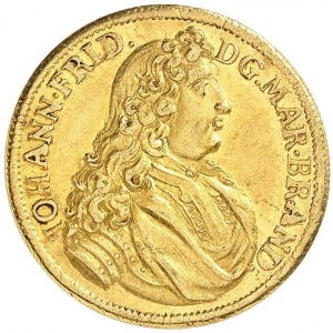 Аверс монеты Бранденбург-Ансбах, 1 дукат, 1684