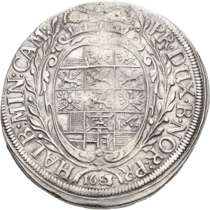 Реверс монеты Бранденбург-Байрейт, 1 талер, 1680-1683