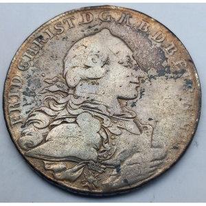 Аверс монеты Бранденбург-Байрейт, 1 талер, 1766-1768