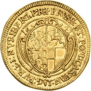 Реверс монеты Бранденбург-Байрейт, 1 дукат, 1631-1645