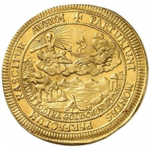 Реверс монеты Бранденбург-Байрейт, 2 дуката, 1695