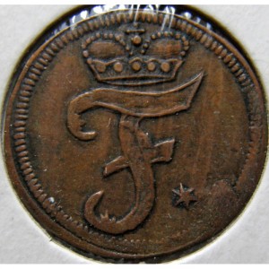 Аверс монеты Бранденбург-Байрейт, 1 геллер, 1738-1745