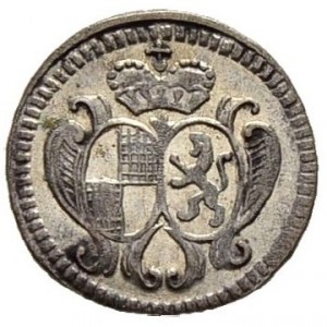 Аверс монеты Бранденбург-Байрейт, 1 пфенниг, 1735-1750