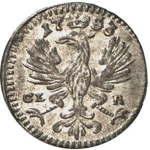 Реверс монеты Бранденбург-Байрейт, 1 пфенниг, 1751-1763