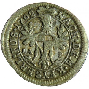 Реверс монеты Бранденбург-Байрейт, 1 крейцер, 1697-1710