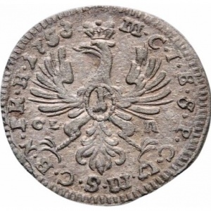 Реверс монеты Бранденбург-Байрейт, 1 крейцер, 1745-1753