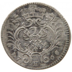 Аверс монеты Бранденбург-Байрейт, 2½ крейцера, 1766