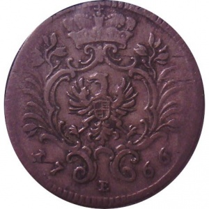 Аверс монеты Бранденбург-Байрейт, 2½ крейцера, 1766