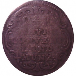 Реверс монеты Бранденбург-Байрейт, 2½ крейцера, 1766