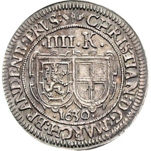 Аверс монеты Бранденбург-Байрейт, 4 крейцера, 1623-1633
