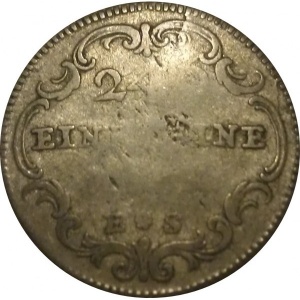 Реверс монеты Бранденбург-Байрейт, 5 крейцеров, 1763-1768