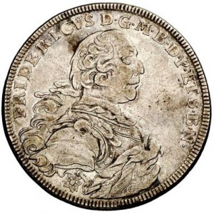 Аверс монеты Бранденбург-Байрейт, 1 талер, 1760