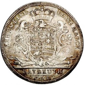 Реверс монеты Бранденбург-Байрейт, 1 талер, 1760