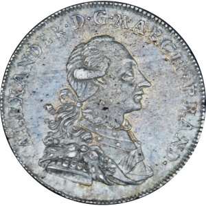Аверс монеты Бранденбург-Байрейт, 1 талер, 1779