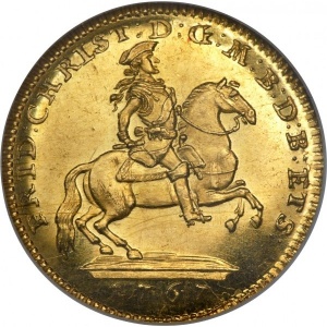 Аверс монеты Бранденбург-Байрейт, 1 дукат, 1767