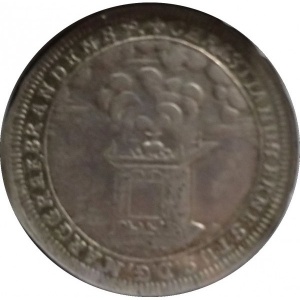 Аверс монеты Бранденбург-Байрейт, ¹⁄₁₂ талера, 1712, Смерть Кристиана Эрнста