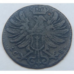 Аверс монеты Бранденбург-Пруссия, 6 пфеннигов, 1694-1700, Отметка монетного двора "LCS" - Берлин