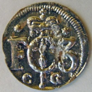 Аверс монеты Бранденбург-Пруссия, 1 шиллинг, 1693-1700