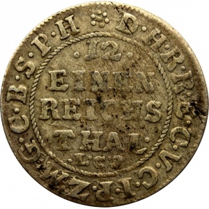 Реверс монеты Бранденбург-Пруссия, ¹⁄₁₂ талера, 1689-1692