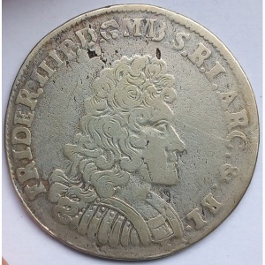 Реверс монеты Бранденбург-Пруссия, ⅔ талера, 1689-1694