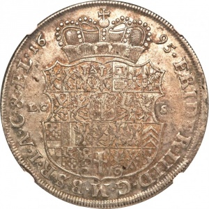 Аверс монеты Бранденбург-Пруссия, 1 талер, 1695-1696