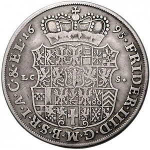 Аверс монеты Бранденбург-Пруссия, 1 талер, 1695
