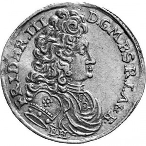 Аверс монеты Бранденбург-Пруссия, ½ дуката, 1695