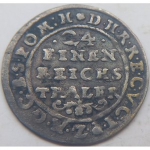 Реверс монеты Бранденбург-Пруссия, 1/24 талера, 1667-1668