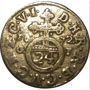 Реверс монеты Бранденбург-Пруссия, 1/24 талера, 1668-1674