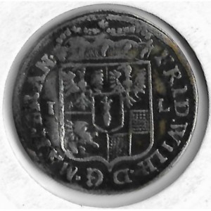Аверс монеты Бранденбург-Пруссия, 1/24 талера, 1668-1675
