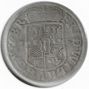 Аверс монеты Бранденбург-Пруссия, ¹⁄₁₂ талера, 1683-1689