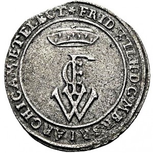 Аверс монеты Бранденбург-Пруссия, ⅓ талера, 1662-1664