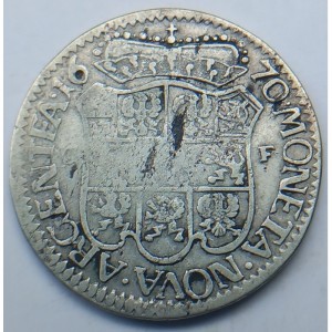 Реверс монеты Бранденбург-Пруссия, ⅓ талера, 1667-1670